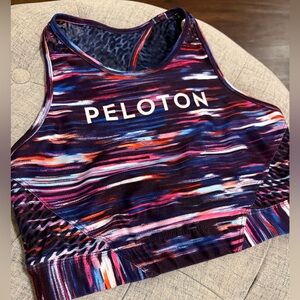 Peloton Melody X WITH High Neck Sports Bra Medium💎EUC! Retail $56 Black Pink